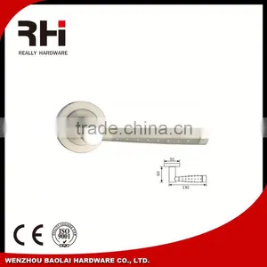 Alu Lever on Face Fix Plate Decorative Aluminium Door Handle Hardware thumbnail-1