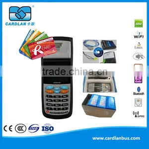 13.56MHz Contactless Linux Handheld Smart Card Readers for Parking Lot With GPRS and Thermal Printer thumbnail-1