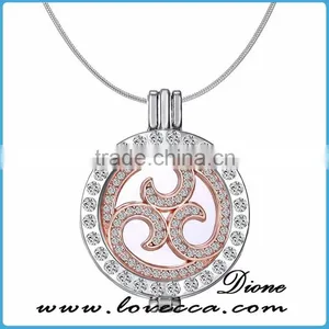 Best Selling Products 2016 Rose Gold Coin Holder Necklace thumbnail-6