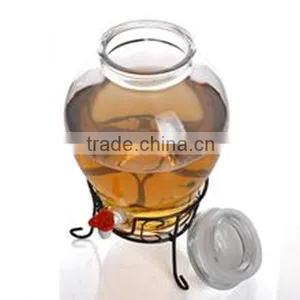 12L Glass Juice Dispenser With Metal Stand in a Color Box thumbnail-2