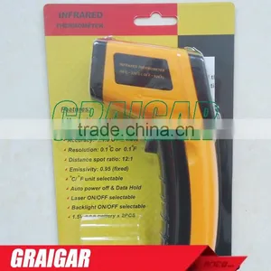 NEW Graigar GR320 Non-Contact Laser Gun Infrared Digital IR Thermometer -50 C ~ 330 C Support OEM thumbnail-5