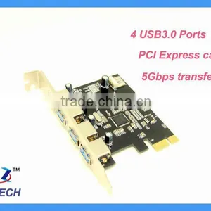 Pci Express Card to 4-port Usb3.0 Converter Card thumbnail-1