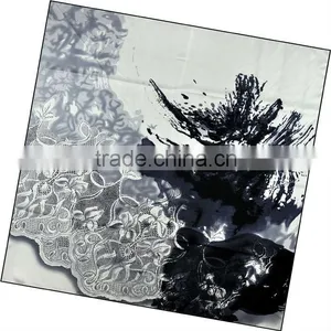 New Design Women's Square Silk Scarf thumbnail-1