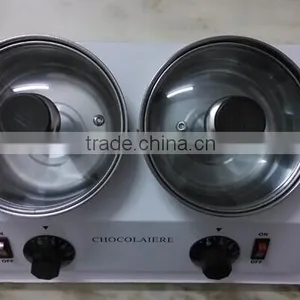 Stainless Steel Electric 2 Pot Commercial Chocolate Melting Pot , Machine for Choolate Melting thumbnail-3