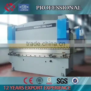 CNC Steel Plate Bending Machine Hydraulic 4000mm Steel Metal Bender thumbnail-1