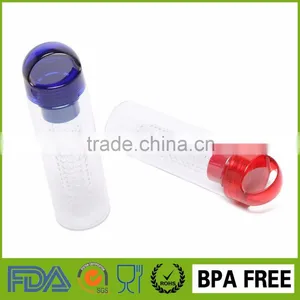 Clear Plastic Water Bottles Bpa Free Water Bottle Wholesale Fruit Infuser thumbnail-2