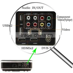 3800Lumens Video Portable Led Multimedia Projector Use for Home Theater thumbnail-3