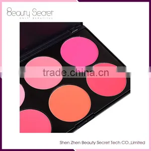2016 New Products No Logo 6 Color Cosmetic Concealer Palette Blusher Palette 6 Color Makeup Blush Palette thumbnail-1