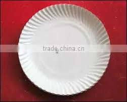 Silver Laminated 7 Inch Silver White Round Paper Plates for Sale thumbnail-1