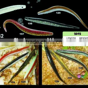 Soft Lure Double Color Hand Poured Soft Lure Fishing Lure thumbnail-1
