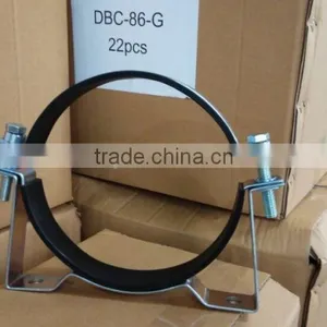 8"to 15" Zinc Plated With Rubber Hose Pipe Clamp Types thumbnail-5