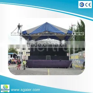 Live Concert Aluminum Pitched Roof Truss Design thumbnail-2