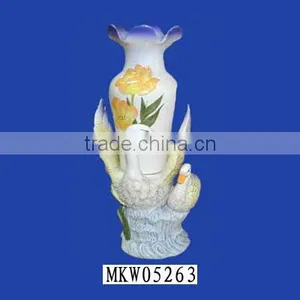 Promotional Handmade Porcelain Swan Vase thumbnail-1