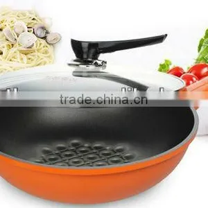 3D Ceramic Coating Deep Die-Casting Alu Frying Pan(Invention Patent Granted in China,2013 Perfect Portable Houseware Gift ) thumbnail-1