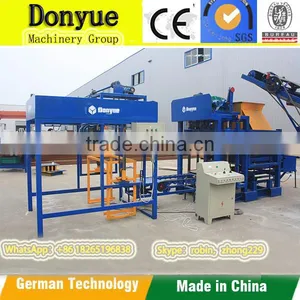 Habiterra Block Machine Qt4-25 Automatic Hydraulic Concrete Block Making Production Line Price thumbnail-1