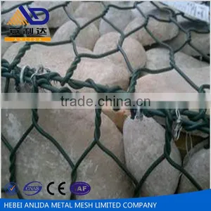 PVC Coated Hexagonal Gabion Box For Flood Control / Stone Cages / Slope Protection Wire Mesh thumbnail-5