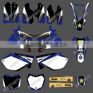 DST0128New Style TEAM GRAPHICS&BACKGROUNDS DECALS STICKERS Kits for YAMAHA YZ125 YZ250 2002- 2009 2010 2011 2012 thumbnail-1