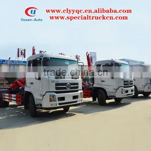 Dongfeng Kingrun Container Removable Garbage Truck for Sale thumbnail-1