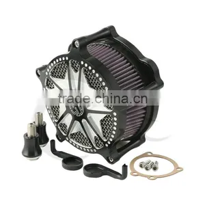CNC Air Cleaner Filter Kit For Sportster XL1200 2007-2011 Iron 883 2009-2014 thumbnail-2