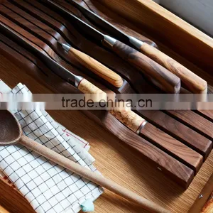 Wood In-Drawer Knife Organizer thumbnail-1