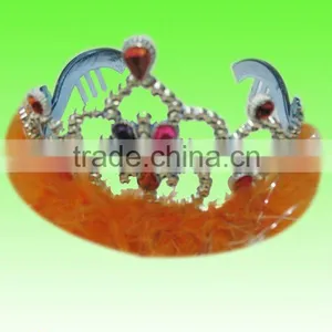 Party Tiara With Feather thumbnail-1