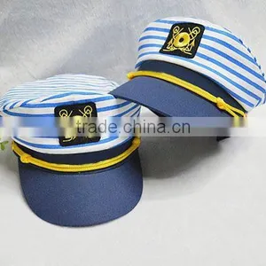 Promotional Red Captain Hats In YiWu thumbnail-2