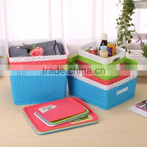 N518 House Hold Plastic Storage Box Big Storage Organizer Home Storage Basket thumbnail-2