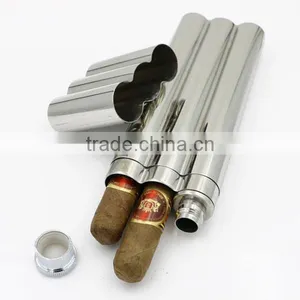 Hip Flask Cigar Tubes Wholesale 2 oz thumbnail-1