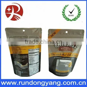 Windowed Stand Up Pouches With Hanger Zipper Lock thumbnail-1