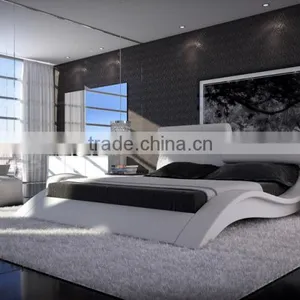 Accept Custom Faux Leather Beds, Black/white Leather Beds thumbnail-3