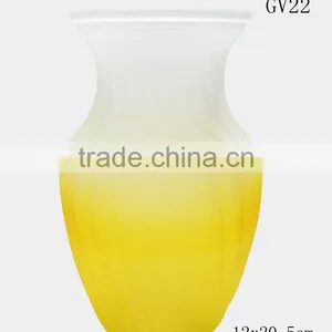 GV21 Frosted Blue Glass Vases Decoratives thumbnail-3