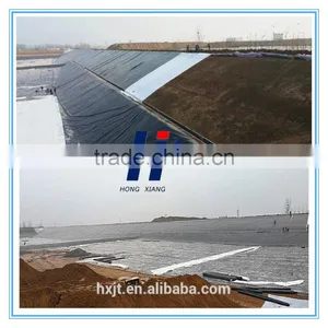 Geosynthetic Product Breeding Fish Farming Pool Lotus Pond HDPE Geomembrane/ Black Plastic Sheeting thumbnail-1