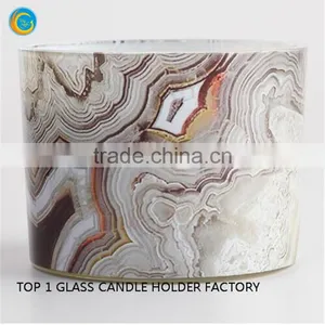 Wholesale Glass Pedestal Candle Holder With High Quality thumbnail-5