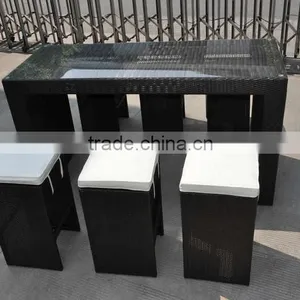 Good Quality Black Bar Stool Dining Chair L thumbnail-2
