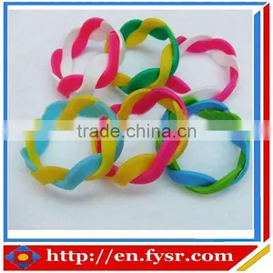 Newest Style Colorful Silicone Twist Band thumbnail-1