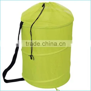 Polyester Green Pop Up Laundry Hamper Toy Storage Bin thumbnail-1