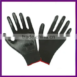 Black Work PU Nylon Gloves ZM782 thumbnail-1