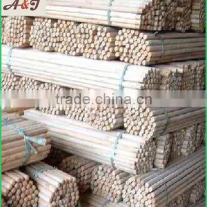 Top Quality Natural Wooden Broom Handle With Italian Thread thumbnail-5