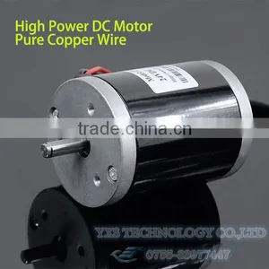 120W 24V 3500RPM High Power High Torque Two Ball Bearing DIY DC Motor With Pure Core Wire Low Noise thumbnail-1
