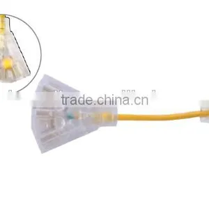 ADC3031512 12inch 30A Male to Tri-outlet Adapter Cord 12AWG thumbnail-1