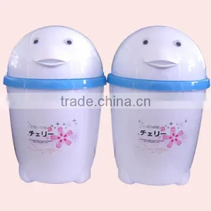 Penguin Shape Table Paper Towel Plastic Trash Bin thumbnail-1