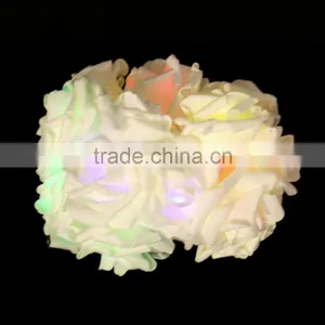 Fashion Holiday Lighting 20 LED Novelty Rose Flower Fairy String Lights Wedding Garden Party Christmas Decoration Hot Selling thumbnail-3