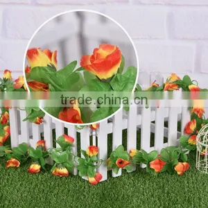 Artificial Hanging Vine Plant Silk Leaf Garland thumbnail-2
