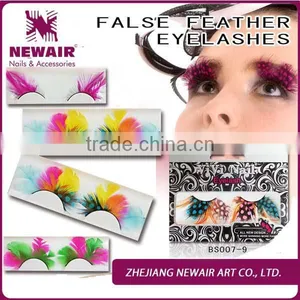 HOT Sale High Quality Party Feather False Eyelashes Fake Eyelash Supplier JOYME thumbnail-1