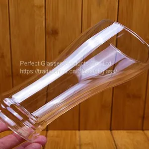 Handmade Glass Mug Customized Double Wall Beer Mugs thumbnail-1
