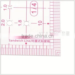 Kearing Brand Plastic Scale Ruler, 1/4 Painting Scale Ruler ,garment Pattern Making Rulers#8514 thumbnail-6