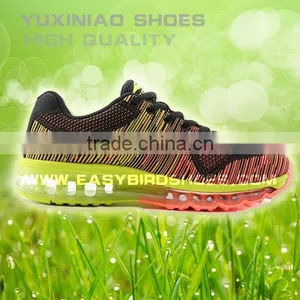 Fashion Stylish Adults Fly Fabric Running Shoe Sport Men, eu Size Tennis Shoe Men Sport, Overstock Trainning Shoe Made in China thumbnail-1