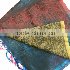FACTORY STOCK CLEARANCE !!Silk Look Polyester Economy Stoles and Scarves thumbnail-1