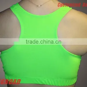 Wholesale Custom Sublimation Plain Sport Bra thumbnail-2