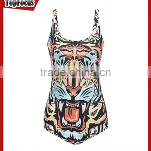 Latest Design Lace up Bodysuit Blank Swimwear thumbnail-6